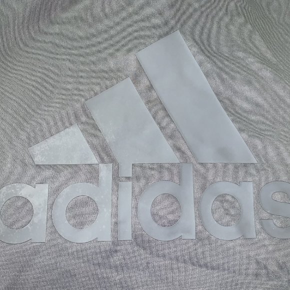 Men's Adidas Tracksuit Top Gray Green Fleece Size XL Sweat Suit - Picture 8 of 10